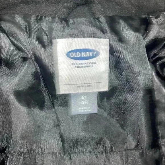 Old Navy Button Black Pea Coat girls winter dress up - Picture 6 of 6